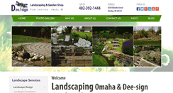 Desktop Screenshot of dee-signlandscaping.com